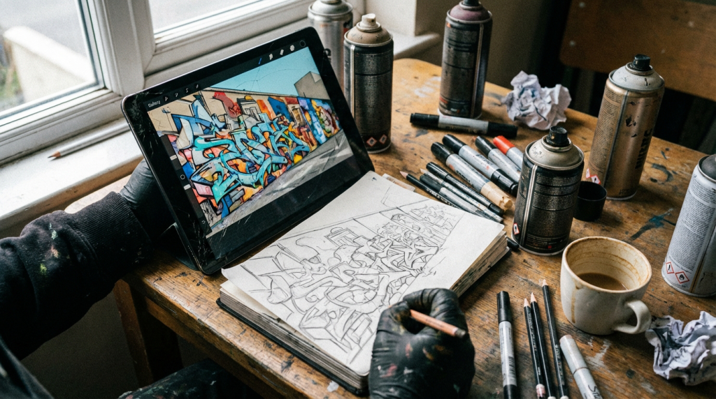 מאחורי הספריי: איך בונים קונספט ומהו תהליך ציור קיר מא' ועד ת'?